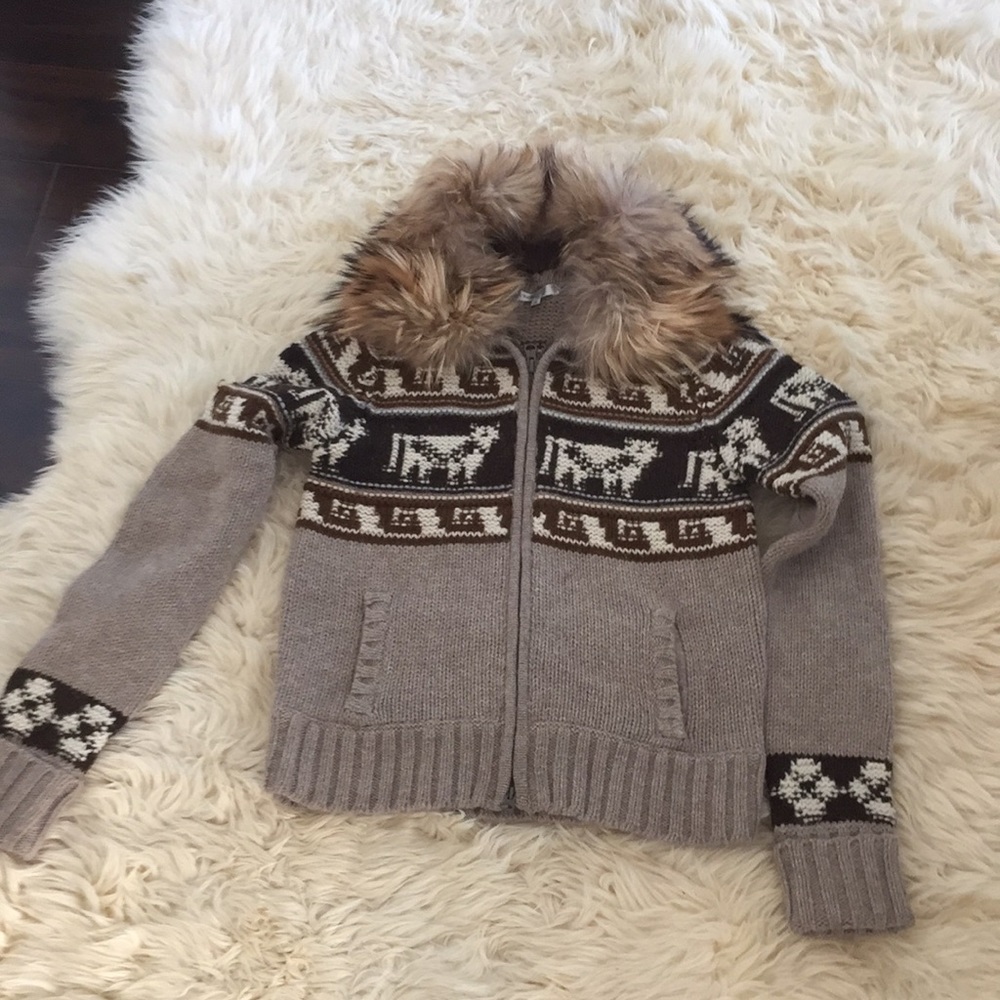 Knit cardigan